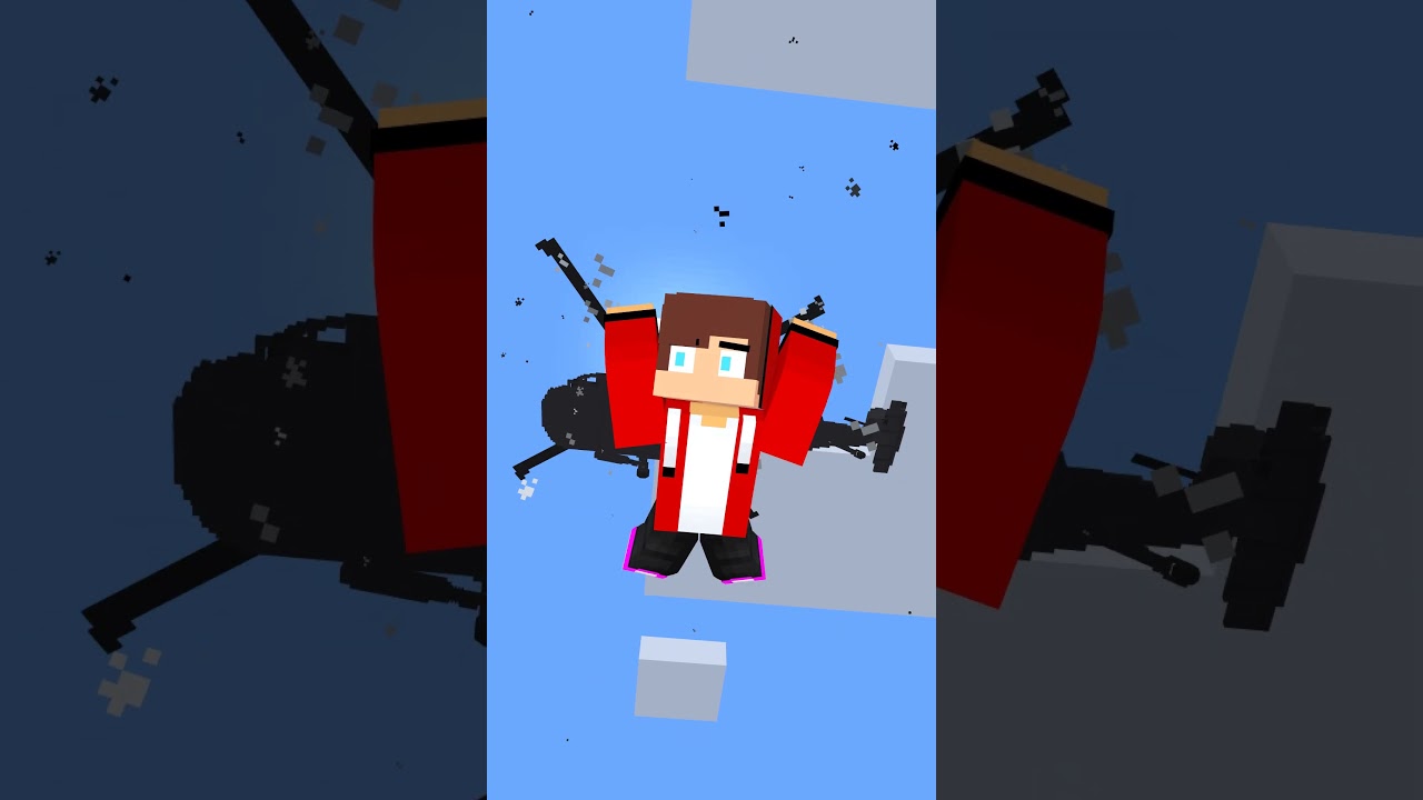 Elytra's Breakdown! What Can JJ Do? ☠️ - Minecraft Animation #minecraft #animation #shorts