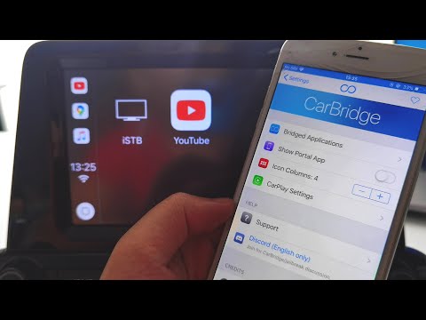 iOS 12.5.6 Jailbreak install Carbridge to watch Youtube on Apple Carplay with Windows PC