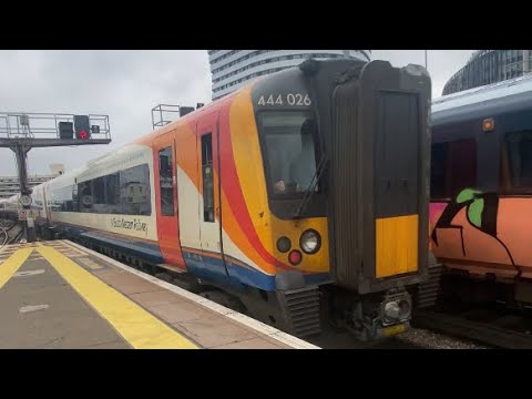 Class 444 departing London Waterloo!!!