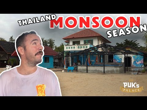 BUILDING my PARTY RESORT in MONSOON SEASON - Puk's Palace Thailand Renovations Update