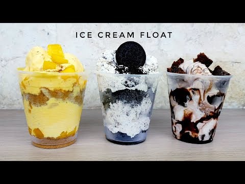 Ice Cream Float | Mango Graham ice cream | Oreo Ice cream | Chocolate Fudgee Barr (easy recipe) Video