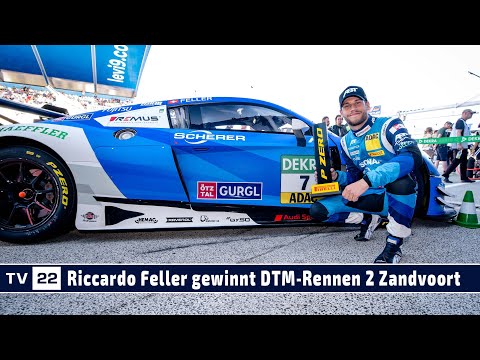 MOTOR TV22: Start-Ziel-Sieg für Riccardo Feller im Abt Audi beim Sonntagsrennen in Zandvoort 2023