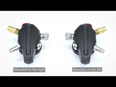 SATA breathing protection system NIOSH - Operation of the SATA air regulator