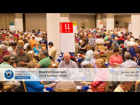 2018 Summer NABC - Board of Governors