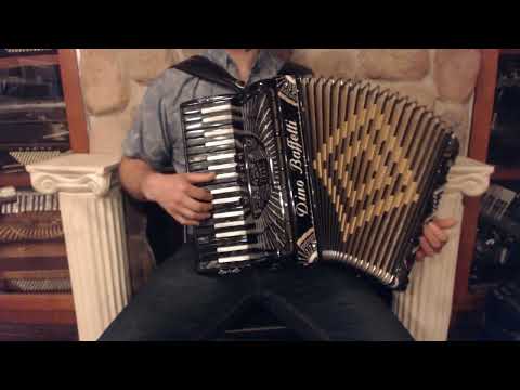 NEW Black Inverted Dino Baffetti Studio II Piano Accordion LMM 34 72 $4999