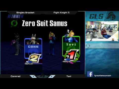 Fight Knight V Project M Singles - Connrad (Lucario) vs. Tavi (Zero Suit Samus)