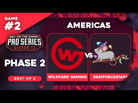 Wildcard Gaming vs 5RATFORCESTAFF Game 2 - BTS Pro Series 13 AM: Phase 2 w/ Kmart & ET