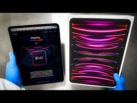 iPad Pro M2 (2022) Unboxing ASMR & Setup