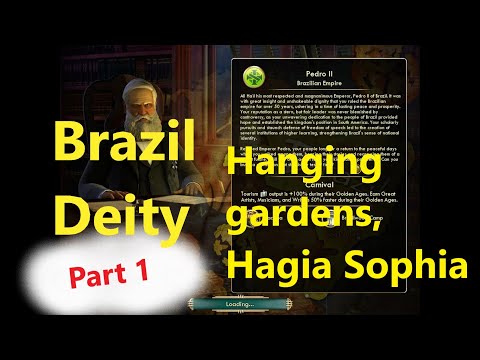 Civ 5 Single Player Deity Brazil: All random settings (Game 4)