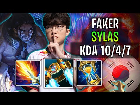 T1 Faker Plays Sylas Mid vs Viktor! | Patch 2025.S1.1