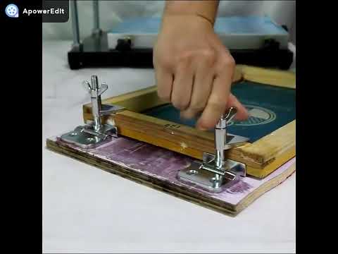 EQUTY BAYMERS Silk Screen Printing Hinge Clamps