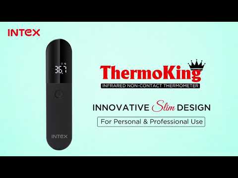 Intex Thermoking Fever Thermometer, Medical Infrared Forehead For Children And Adults Thermoking