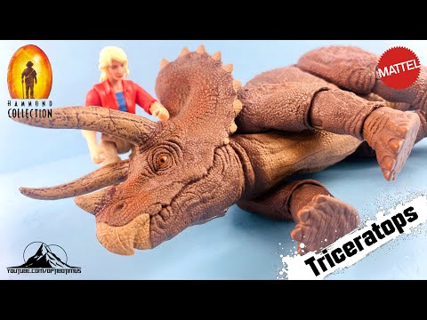 Jurassic World Hammond Collection TRICERATOPS Video Review