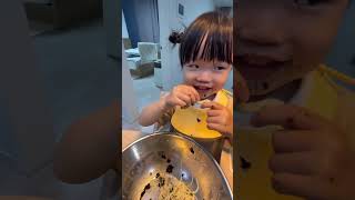 (생후31개월) 엄마를 위해 요리하는 아기(비빔면)👨‍👧👩‍🍳