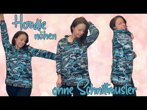 Hoodie mit Kragen statt Kapuze nähen