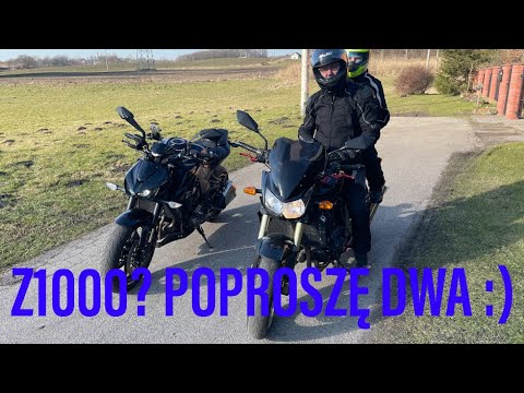 ALFA i OMEGA czyli 2x Z1000 1gen. i 4gen. na szybkim, zimowym VLOGU ;)