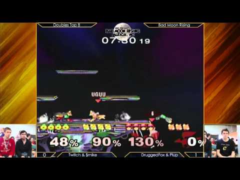 BMR Melee Doubles - ~twitch~ & $mike VS Plup & Druggedfox Losers Quarters