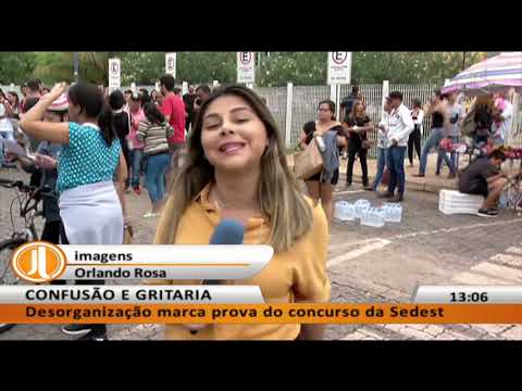 JL -  Desorganização marca prova do concurso da Sedest