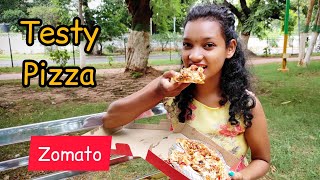 Peri Peri chicken Pizza 🍕 From 🏠Pizza Pot / Zomato Food review / Vlog video-61 #rohinidangil #india