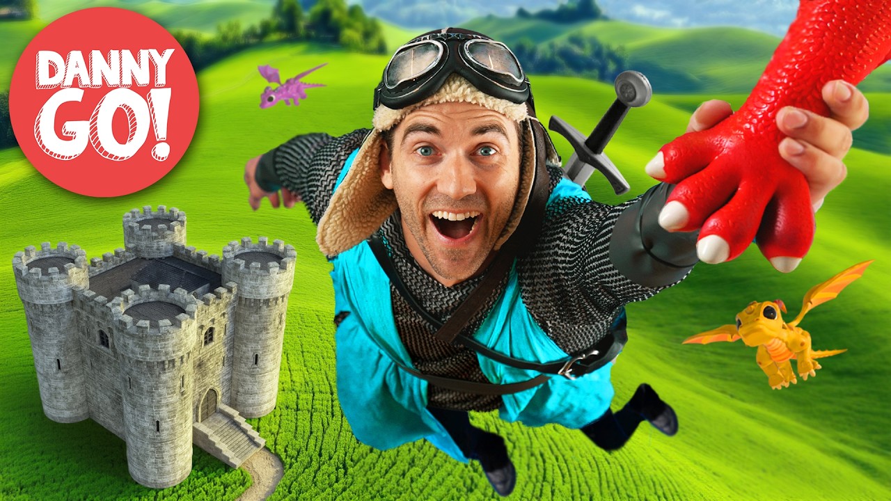 “The BRAVEST Knight!” ⚔️🔥 Medieval Dragon Adventure | Danny Go! Dance Songs for Kids