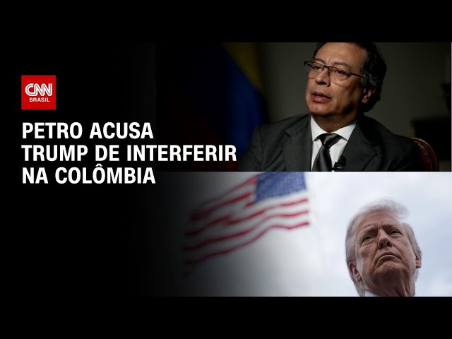 Colômbia: Petro diz que Trump intervém ao apoiar De la Espriella em eleição | LIVE CNN