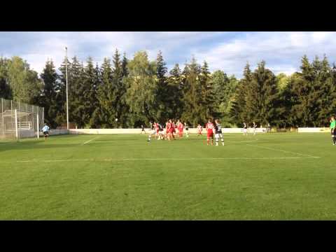 Wunderschönes Freistoßtor der SpVgg Bayreuth im Testspiel gegen Sportring Bayreuth