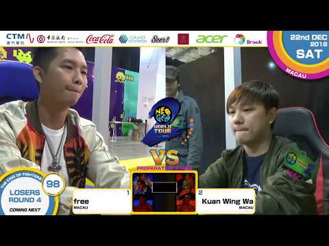 free vs Kuan Wing Wa - KOF '98 Neo Geo World Tour Season 2 Macau Stop Losers Round 4
