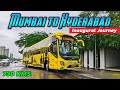Dolphin Travels Volvo 9600 Inaugural Bus Journey Mumbai To Hyderabad In Heavy Rains ️