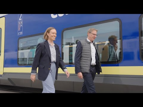 Alstom's Coradia Max regional train for LNVG at InnoTrans 2024