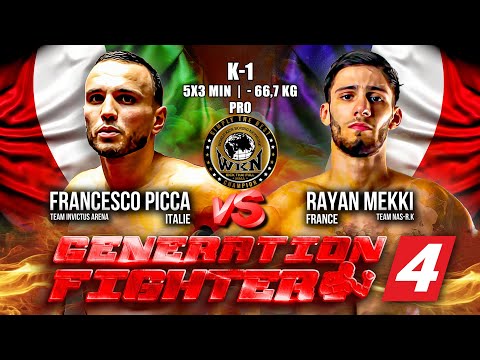 11 Ceinture WKN   Francesco Picca vs RAYAN MEKKI   K 1,  66,7 KG, PRO