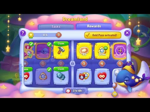 @Fishdom Hard Level 6263, Dreamland Event Level 2 Unlocked