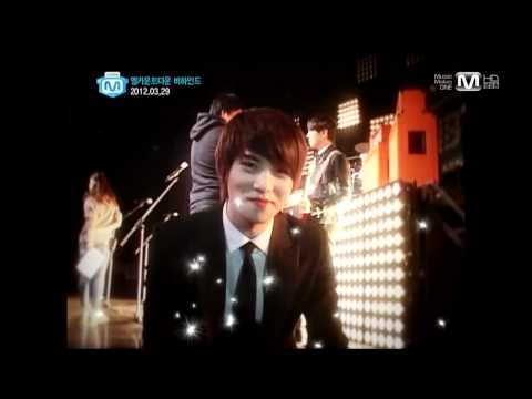 120405 [Mnet] Wide Entertainment News - M Countdown behind cnblue
