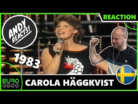 ANDY REACTS! Carola Häggkvist - Främling (Sweden 1983) EUROVISION REACTION!