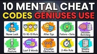 10 Mental Cheat Codes Geniuses Use (Highly Intelligent People Use These) Part-2