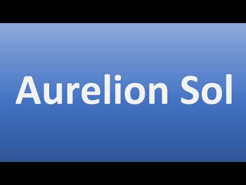 How to Pronounce Aurelion Sol