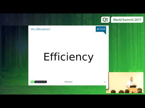 QtWS17 - QStringViews, QStringViews everywhere, Marc Mutz, KDAB