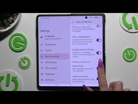 How to Open Text Correction Settings on HONOR Magic V3 – Keyboard Settings
