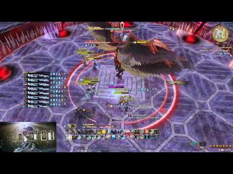 [FFXIV] Asphodelos: The Fourth Circle SAVAGE (P4S) Phase 2 Clear - AST POV