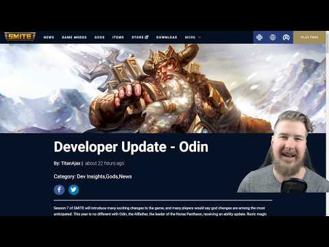ODIN REWORKED FOR SEASON 7! NEW SPEAR THROW ABILITY! | Incon | Smite