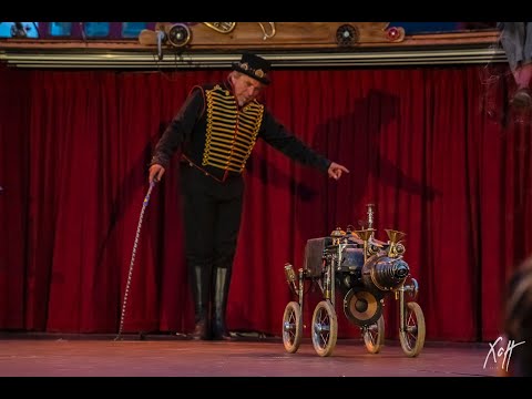 Varieté Pavé und der Steampunk Hund "IRONIUS" - DAS ORIGINAL!