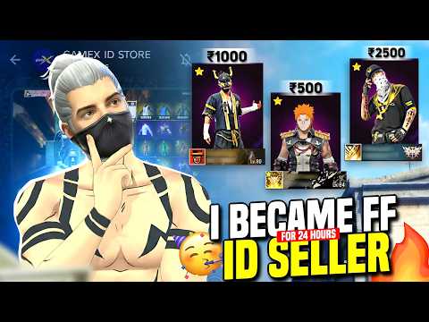 I Became Free Fire I'D Seller For 24 Hours !! 🥵