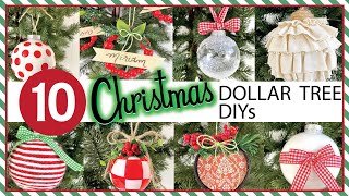 10 Christmas Dollar Tree DIYS | Farmhouse Christmas | 10 on Tuesday
