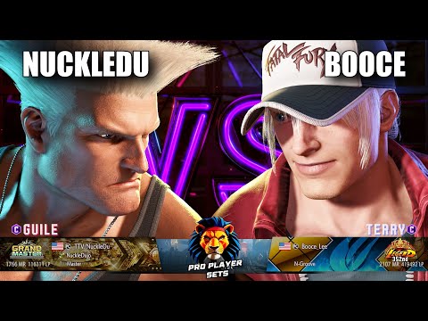SF6 ☆ Nuckledu (Guile) VS Booce (Terry) ☆ Pro Level Set