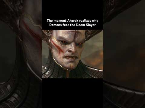 The moment Ahzrak realizes why Demons fear the Doom Slayer | Doom The Dark Ages #doomslayer #doom