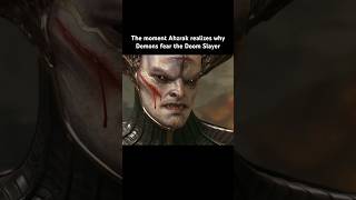 The moment Ahzrak realizes why Demons fear the Doom Slayer | Doom The Dark Ages #doomslayer #doom