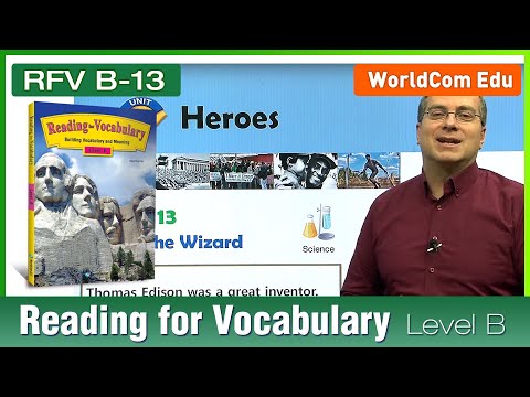 Learn English | Reading for Vocabulary | Level B | Lesson 13|  Brian Stuart  (미국교과서)