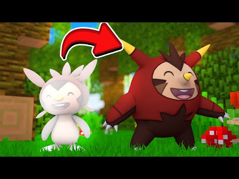 Minecraft: EVOLUI MEU POKEMON SHINY *QUILLADIN SHINY* - POKEMON MASTERS Ep.5 « Nitro »