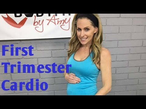 20 Minute First Trimester Prenatal Cardio Workout-- Also Good For Any Trimester of Pregnancy Video