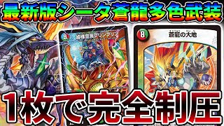 『蒼龍の大地』と『姫様宣言プリンプリン』のコンボがヤバい。 最新版のシータ多色武装を公開します。【デュエマ】