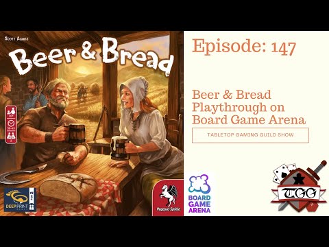 Beer & Bread Board Game Playthrough on Board Game Arena
